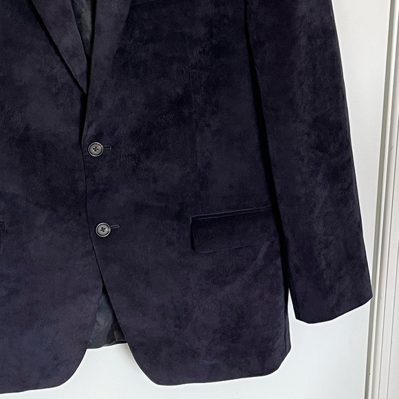 Lauren Ralph Lauren Navy Corduroy 2-Button Sport Coat Blazer Jacket nbnn - Picture 7 of 16